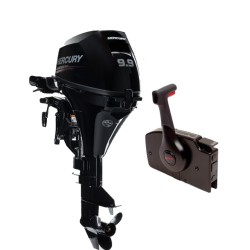 Moteur thermique Mercury 9.9 CV commande à distance