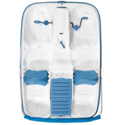 Pedalo bateau à pédales Pelican Rainbow DLX Bleu 2