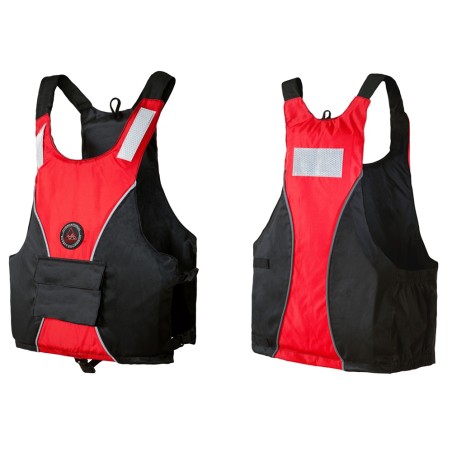 Gilet de flottaison kayak rouge 50N+