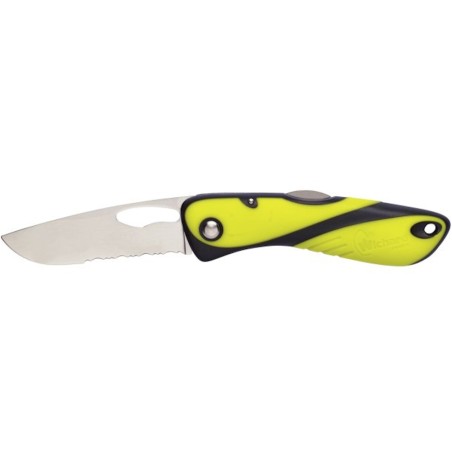 Couteau pliable Plastimo Offshore fluo noir