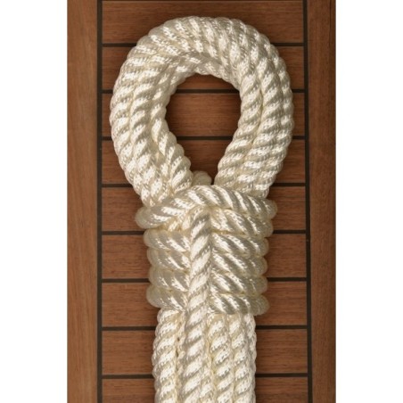 Cordage Meyer Sanboeuf Polyamide Rope MS-211 Blanc 18 mm