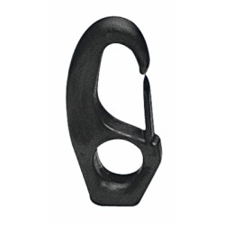 Mousqueton polyamide Plastimo noir 55 mm
