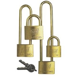 Cadenas Plastimo laiton massif poli