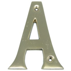 Lettre Décomarine en laiton hauteur 5cm