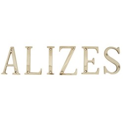 Lettre Décomarine pleines - Lettre : N
