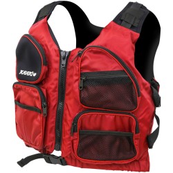 Gilet Aqua Design Kaaki 50N Rouge - Equipement Canoe Kayak