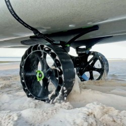 Chariot transport kayak Railblaza C-Tug R roues Sandtrakz 2