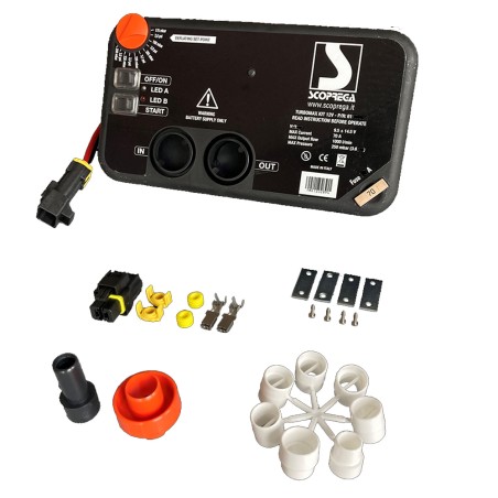 Gonfleur électrique Bravo Turbo Max Encastrable 12V 3.6PSI / 0.25 Bar