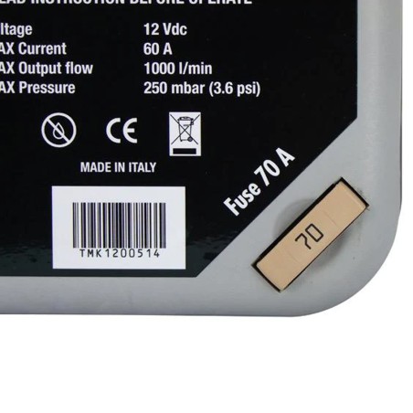 Gonfleur électrique Bravo Turbo Max Encastrable 12V 3.6PSI / 0.25 Bar