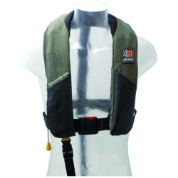 Gilet sauvetage gonflable 4Water Kingfisher 165N automatique kaki