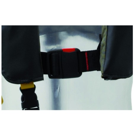 Gilet sauvetage gonflable 4Water Kingfisher 165N automatique kaki