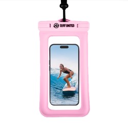 Pochette téléphone étanche Surf United flottante Rose