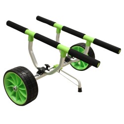 Chariot paddle kayak Rockside plateforme roues sable XL 2