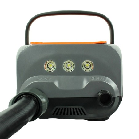 Gonfleur électrique Thorus Booster 9 PLUS batterie intégrée et Prise allume cigare réglage écran digital 12V 16PSI/1.1 Bar