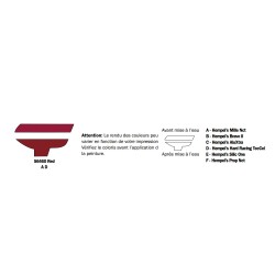 Antifouling Hempel Hard Racing matrice dure 2.5L Rouge 2