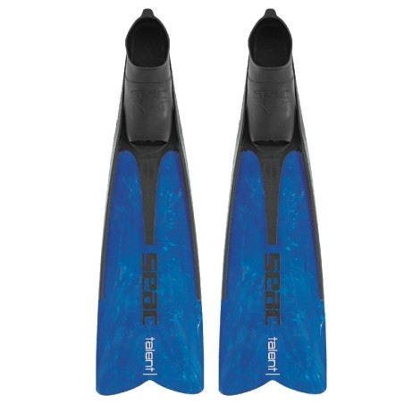 Palmes chasse sous marine Seac sub Talent Bleu