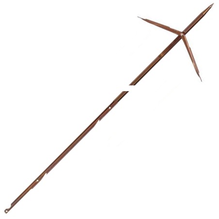 Flèche Tahitienne Devoto à encoche - Double ardillon ∅6.5 mm