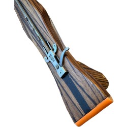 Arbalète fusil harpon chasse sous marine Denty Spearfishing Bois Zebrano 95 cm 2