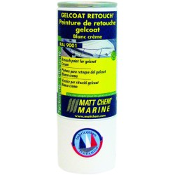 Gelcoat Retouch' Matt Chem Marine Blanc Pur 150ml