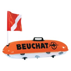 Bouée longue gonflable chasse sous marine Beuchat "Phantom" Torpedo
