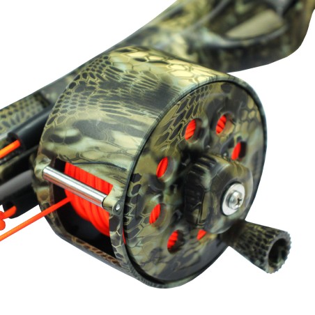 Arbalète fusil harpon chasse sous marine Denty Spearfishing StatoRoller 1.0 Camo - 125 cm
