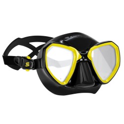 Masque de chasse sous marine Salvimar Morpheus Anti-buée Noir/Jaune