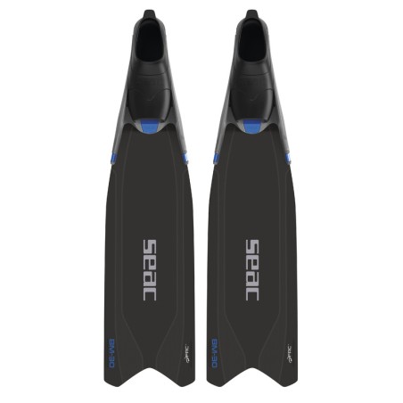 Palmes chasse sous marine ou apnée Seac Sub BM30 Noir