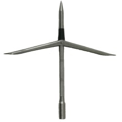 Pointe tahitienne Sigalsub inox Double ardillons long