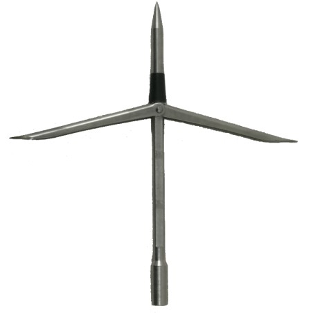 Pointe tahitienne Sigalsub inox Double ardillons long