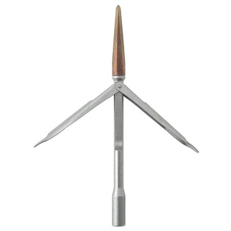 Pointe inox Salvimar Martin Tricupside double ardillons inox trempé