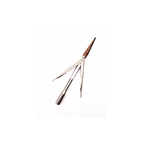Pointe inox Salvimar Martin Tricupside double ardillons inox trempé