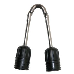 Obus articulé inox Beuchat Bague Alu