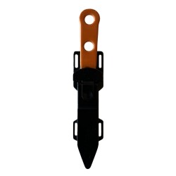 Couteau de mollet peinture titane Denty 2