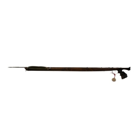 Arbalète fusil harpon bois chasse sous marine Deamon Teak Oil - 90