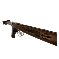 Arbalète fusil harpon bois chasse sous marine Deamon Teak Hydra MR - Light édition - 85 2