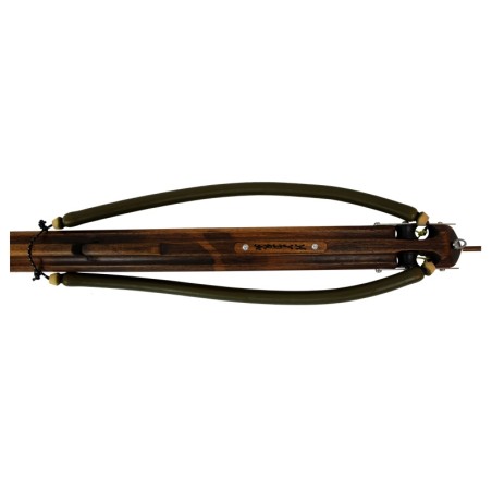 Arbalète fusil harpon bois chasse sous marine Deamon Teak Hydra MR - Light édition - 85
