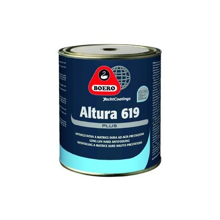 Antifouling Boero Altura 619 matrice dure 0.75L Rouge