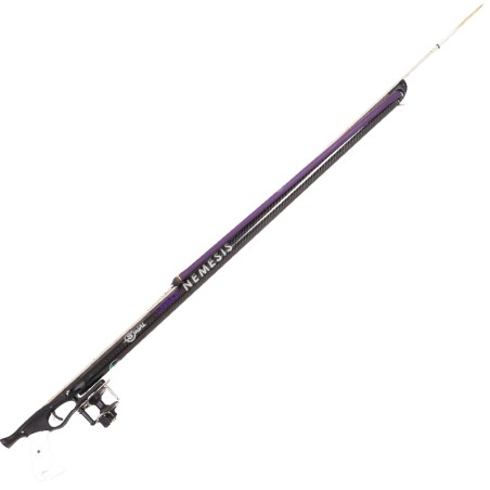 Arbalète fusil harpon chasse sous marine Sigalsub Némésis One Carbon 82 cm avec moulinet