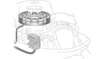 Des bobines d'éclairage en option offrent une alimentation électrique de 12 V 6 A 